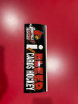 Bleed Cards Hockey Sticker